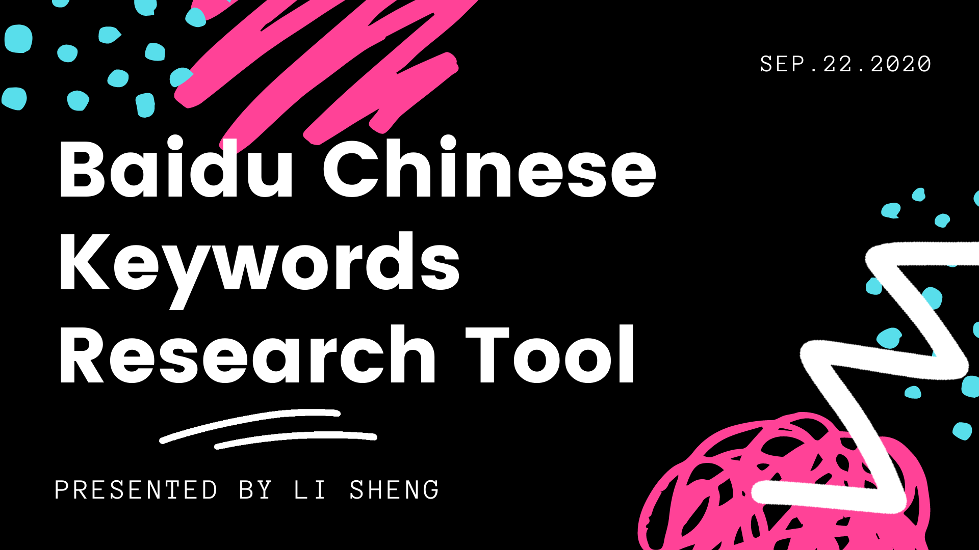 Baidu Chinese Keywords Research Tool